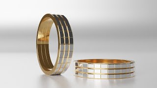 Blender 3.1,  How to model Gold Ring  [Tutorial]