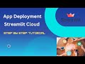 App deployment on streamlit cloud