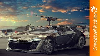 Apocalyptic Car - Speed art (#Photoshop) | CreativeStation