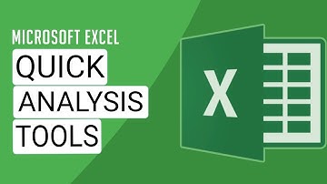 Quick Analysis Tools in Excel: Data Analysis and Formatting Made Easy!