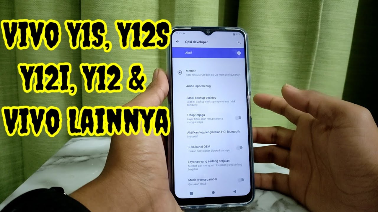 Cara Mengaktifkan Mode Pengembang Di Hp Vivo Y1s Vivo Y12s Vivo Y12 Vivo Y12i Vivo Lainnya Youtube