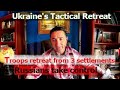 Panic gen syrsky admits ukraine armys tactical retreat  russia takes over another settlement