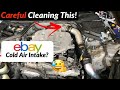 TALKS: On Carefully Cleaning Nissan 350z Throttle Body and Making A EBAY Cold Air Intake Work! | Pt4