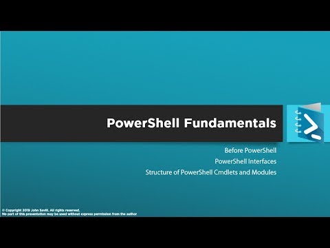 PowerShell Master Class - PowerShell Fundamentals