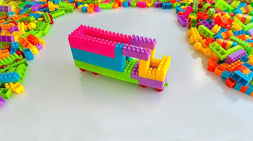 Satisfying DIY Bus | ASMR Building Blocks