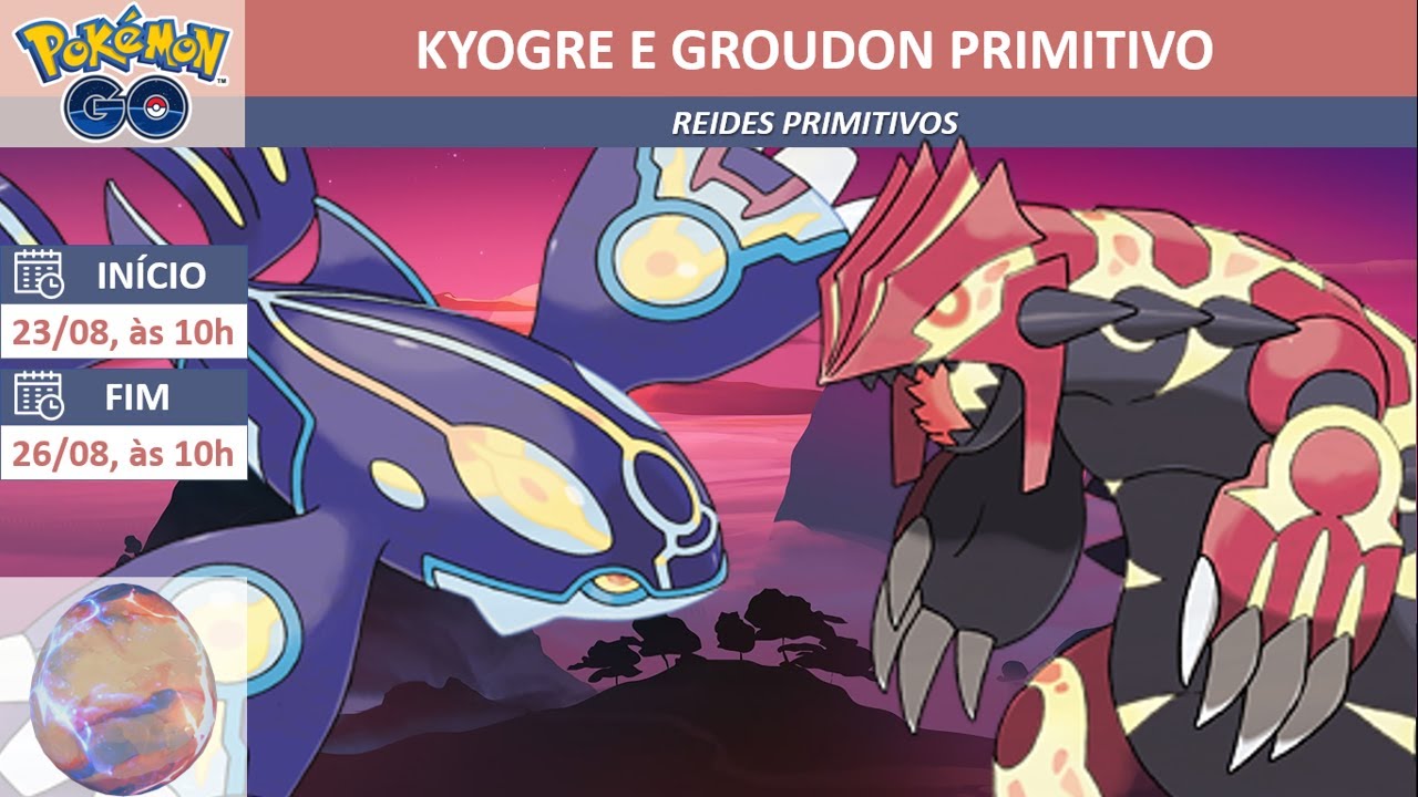 Pokemon Go: Kyogre já está disponível