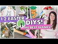 OMG! 🏃‍♀️ YOU WILL RUN to Dollar Tree when you see these Easter DIYS! 🐇 Cricut DIY Spring Decor 2022