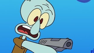 [Kor Sub] Squidward Has a Gun