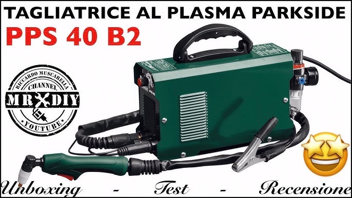 Plasma Cutter PARKSIDE PPS 40 B2 (149€) - Unboxing and Test - YouTube