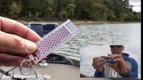 DMT Diamond Machining Technology pocket sharpener with interrupted surface