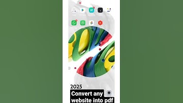 How to convert website into pdf 2025 | (chrome and mobile) #shorts #pdf