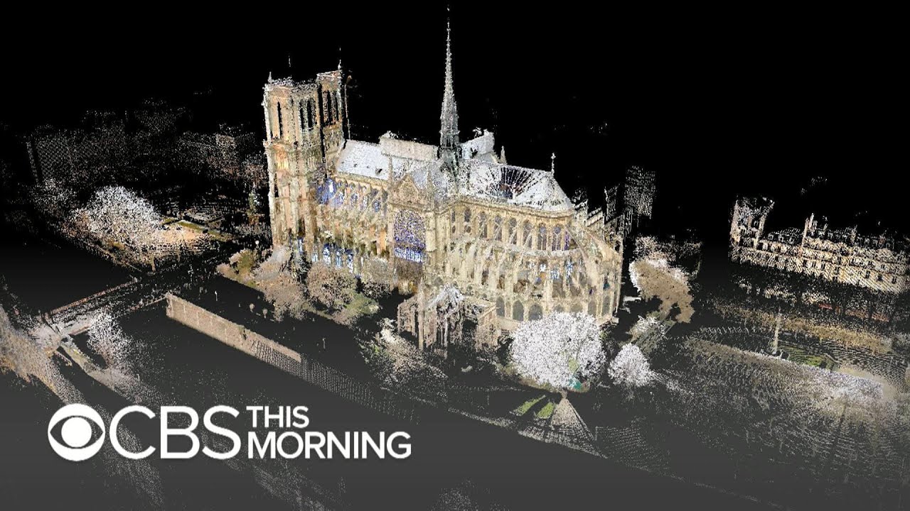 3D scans of Notre Dame could prove pivotal in its reconstruction - YouTube