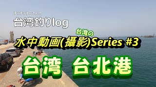 【台湾海釣水中動画(水中攝影) 新北市台北港】台北港神秘。台湾釣りlog。