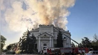 Беспилотники атаковали Панораму Оборона Севастополя шедевр практически уничтожен