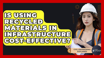 Is Using Recycled Materials In Infrastructure Cost-effective? - Civil Engineering Explained