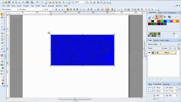 Text box background colour
