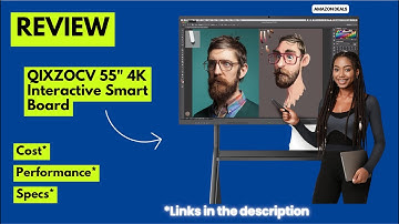 QIXZOCV 55" Smart Board Review 2025 | Best 4K Interactive Whiteboard for Classroom & Office
