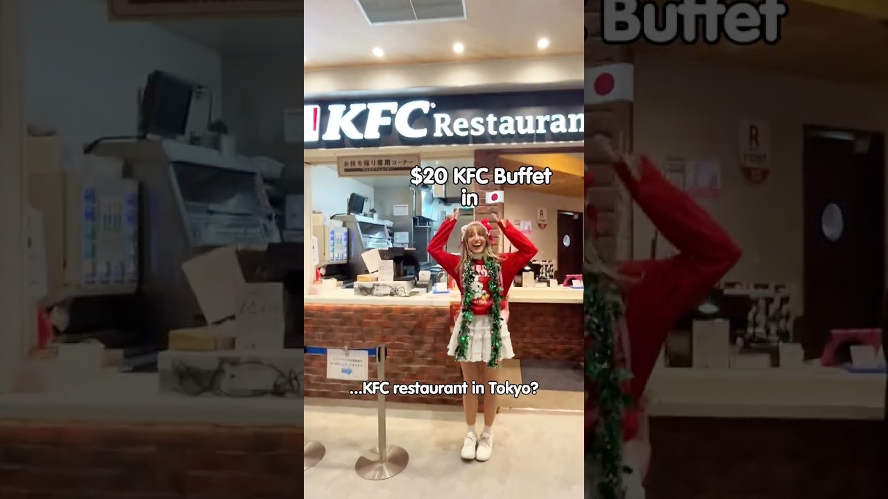 🍗 $20 KFC Buffet in Tokyo! Unlimited Fried Chicken & More 🗼✨