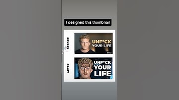 YouTube thumbnail designer here