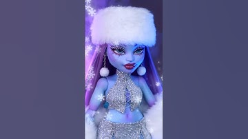 G4 Abbey Bominable! ❄️😁 #ooak #monsterhigh #tutorial #doll #barbie #diy #bratz #dolls