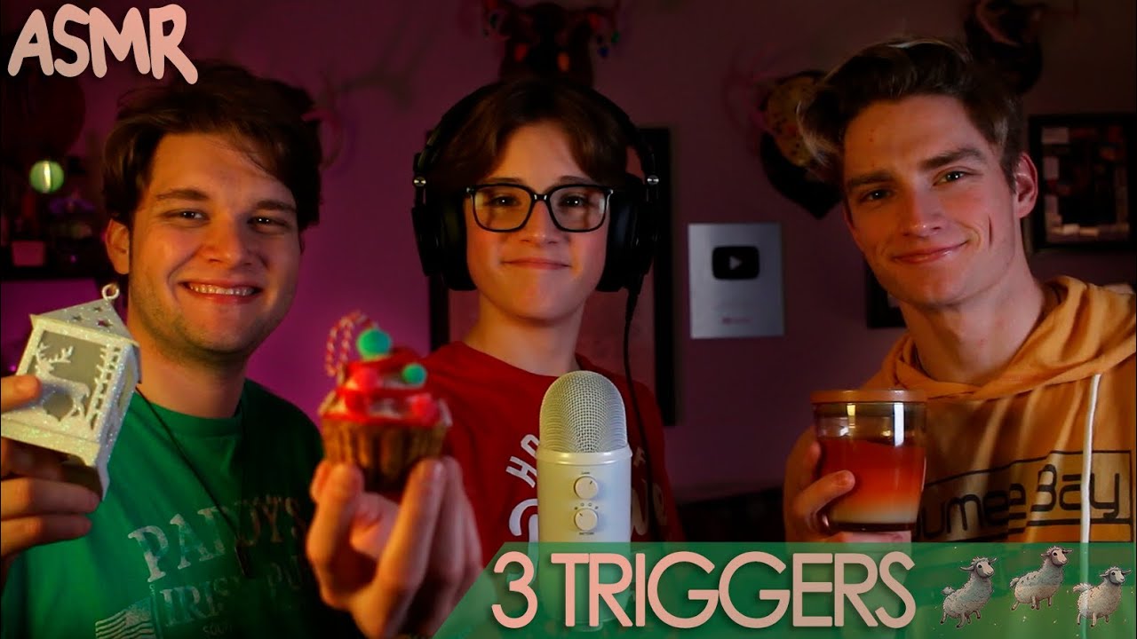 (TINGLES OVERLOAD) - 3 Triggers at Once ASMR