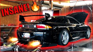 Twin Turbo 3000GT VR4 Exhaust Compilation!  | Revving/Antilag/Flames/2 Step