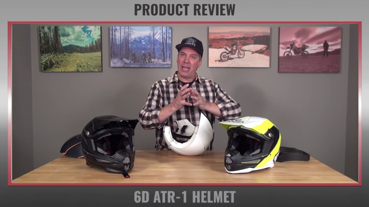6D ATR-1 Helmet Review by Atomic-Moto
