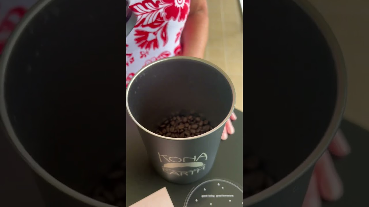 Kona Earth 100% Kona Coffee & Airscape Canister Gift Set