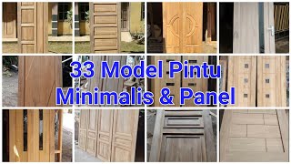 33 Model Pintu Panel & Pintu Minimalis Kayu Jati