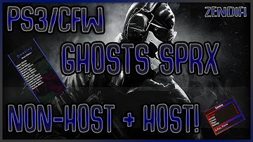*NEW GHOSTS* NON-HOST + HOST SPRX MOD MENU [PS3/CFW/SPRX] DESTINY | SHOWCASE w/ FREE DOWNLOAD!