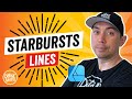 Starburst Lines Tutorial with Affinity Designer | Graphic Design for the Print on Demand Beginner