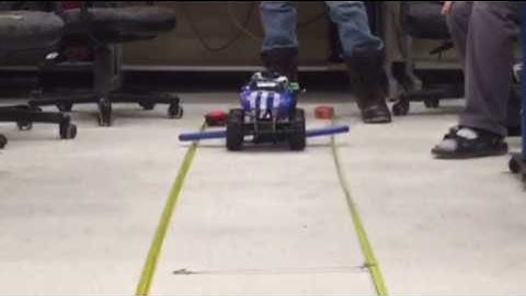 Magnetically Guided Autonomous Car prototype