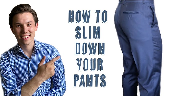 How to Slim Down Dress Pants 