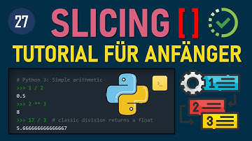 Python Programmieren lernen: Strings: Indexing & Slicing einfach erklärt! | Tutorial Deutsch!