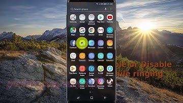 Samsung Galaxy S9 : How to Enable or Disable Vibrate while ringing (Android Oreo)
