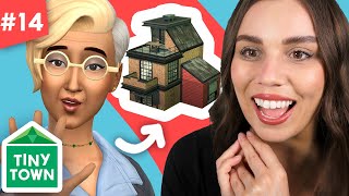 Building an INDUSTRIAL tiny house!  Sims 4 TINY TOWN ❤Red #14