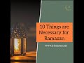 10 must food items in ramazan