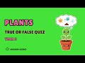 Year 3 Plants True or False Quiz