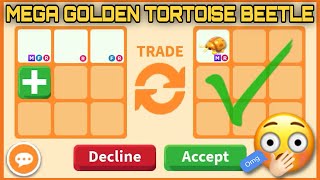OMG 😱😱 THEY HIT ACCEPT! BUT AM I OVERPAYING TOO MUCH FOR THIS MEGA GOLDEN TORTOISE BEETLE?! #adoptme