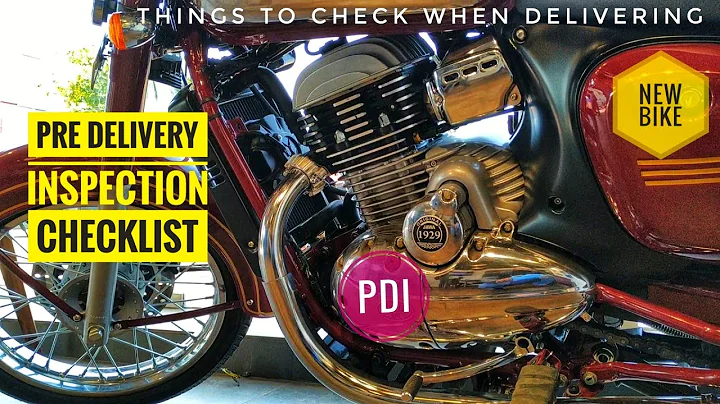 Things to Check When Delivering a New Motorcycle | Pre-Delivery Checklist | Ajith The Travel Buddy
