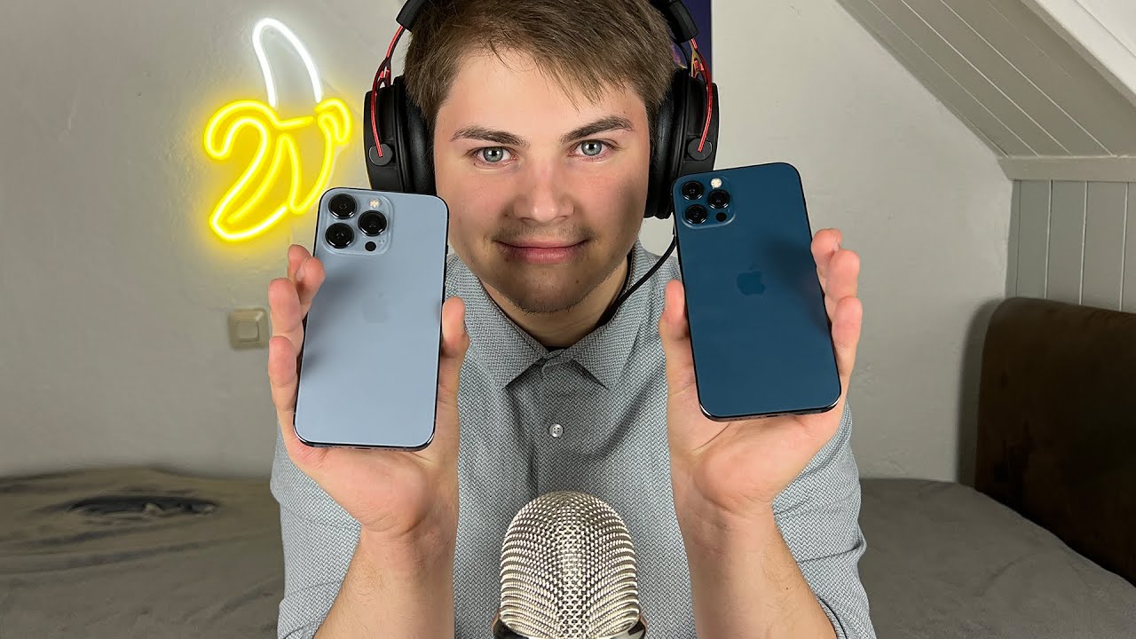 АСМР | IPHONE 13 PRO VS IPHONE 12 PRO (НЕМЕЦКИЙ) | ASMR Тони 😴