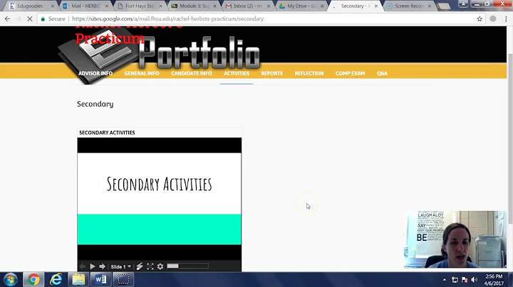 ePortfolio highlights Rachel Herbst
