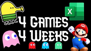Making 4 EXCEL Games in 4 Weeks! GameDev Challenge