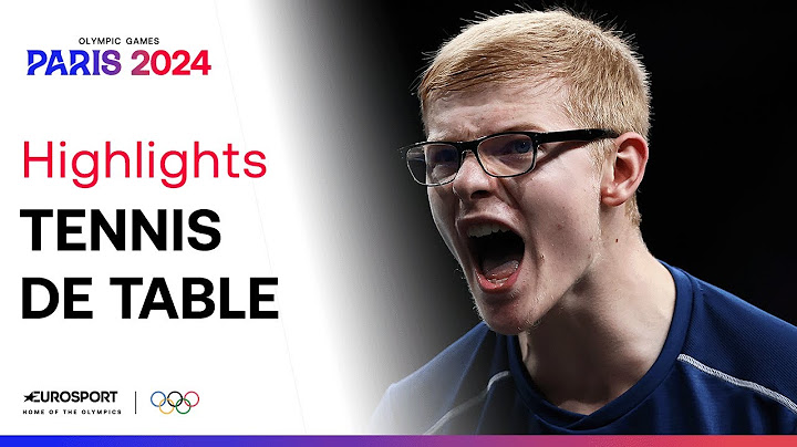 JO PARIS 2024 - Le top 5 des plus beaux points en tennis de table (simple)