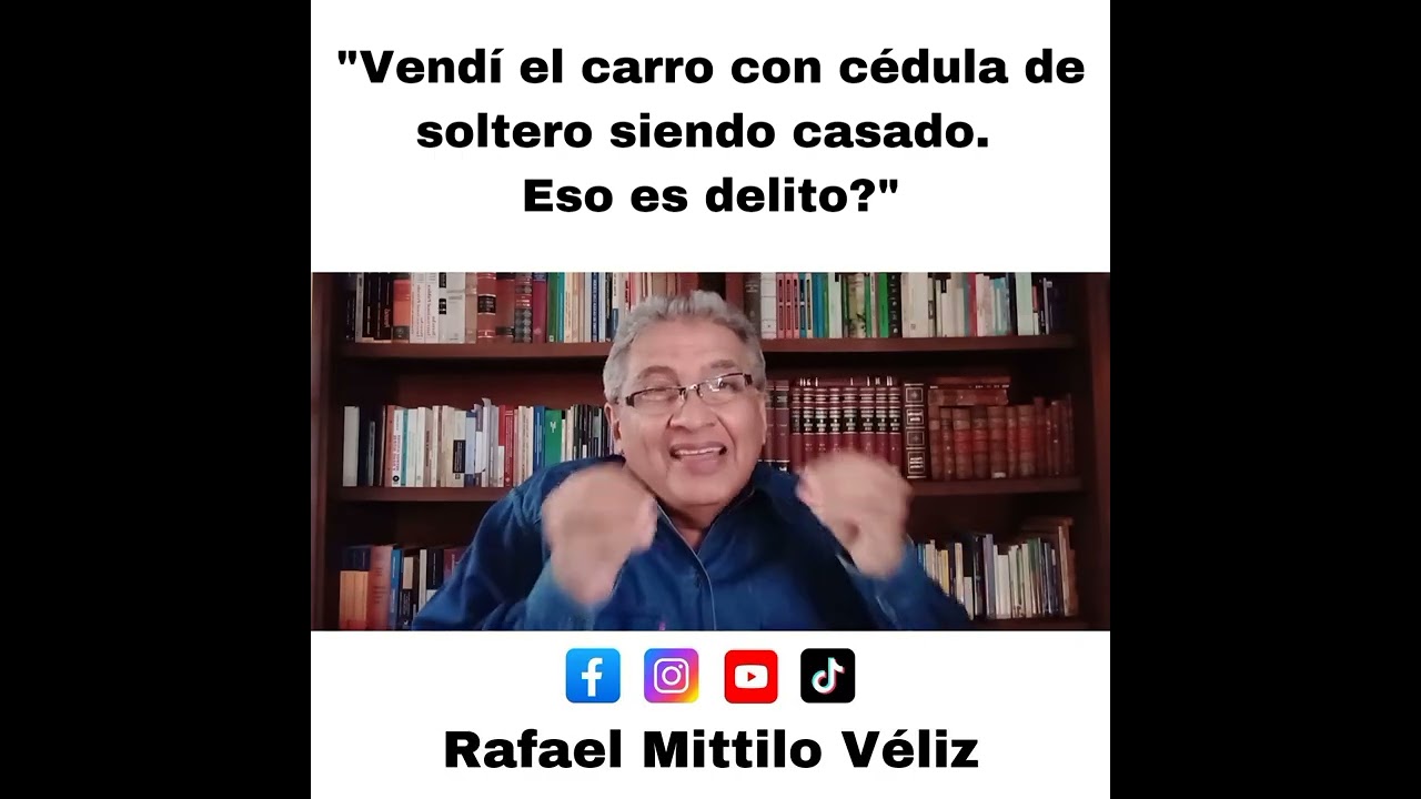 Estado Civil en la cédula de identidad.