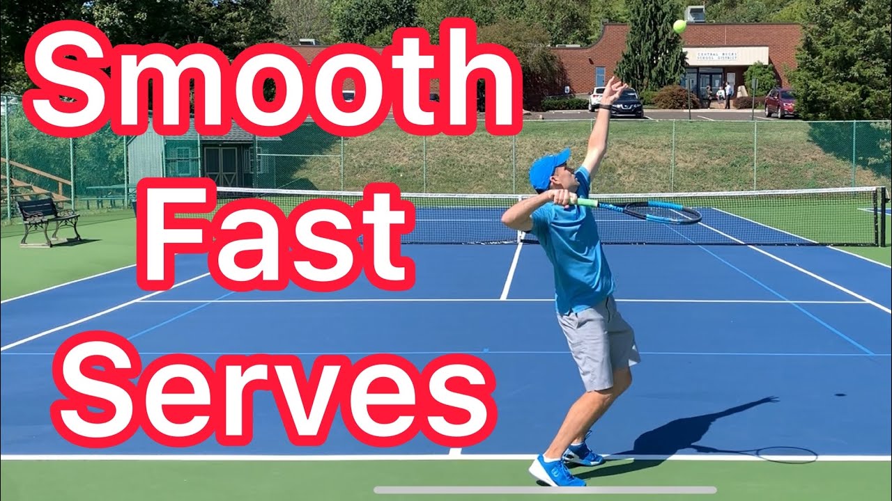 How To Hit Smooth And Fast Serves (Pro Tennis Technique)