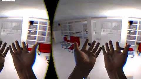 VR Experience for Oculus Rift on IndieGogo - Tech Demo #4  -  Leap Motion hand control