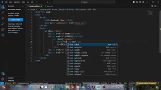 Tutorial membuat menu dan form login di Website Menggunakan Visual Studio Code