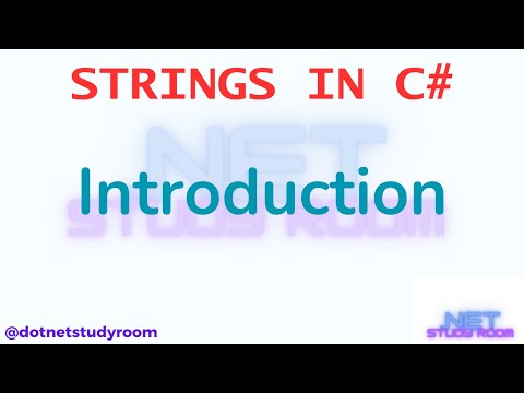 Introduction to Strings in C#