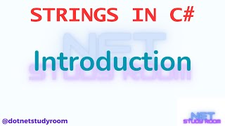Introduction to Strings in C#